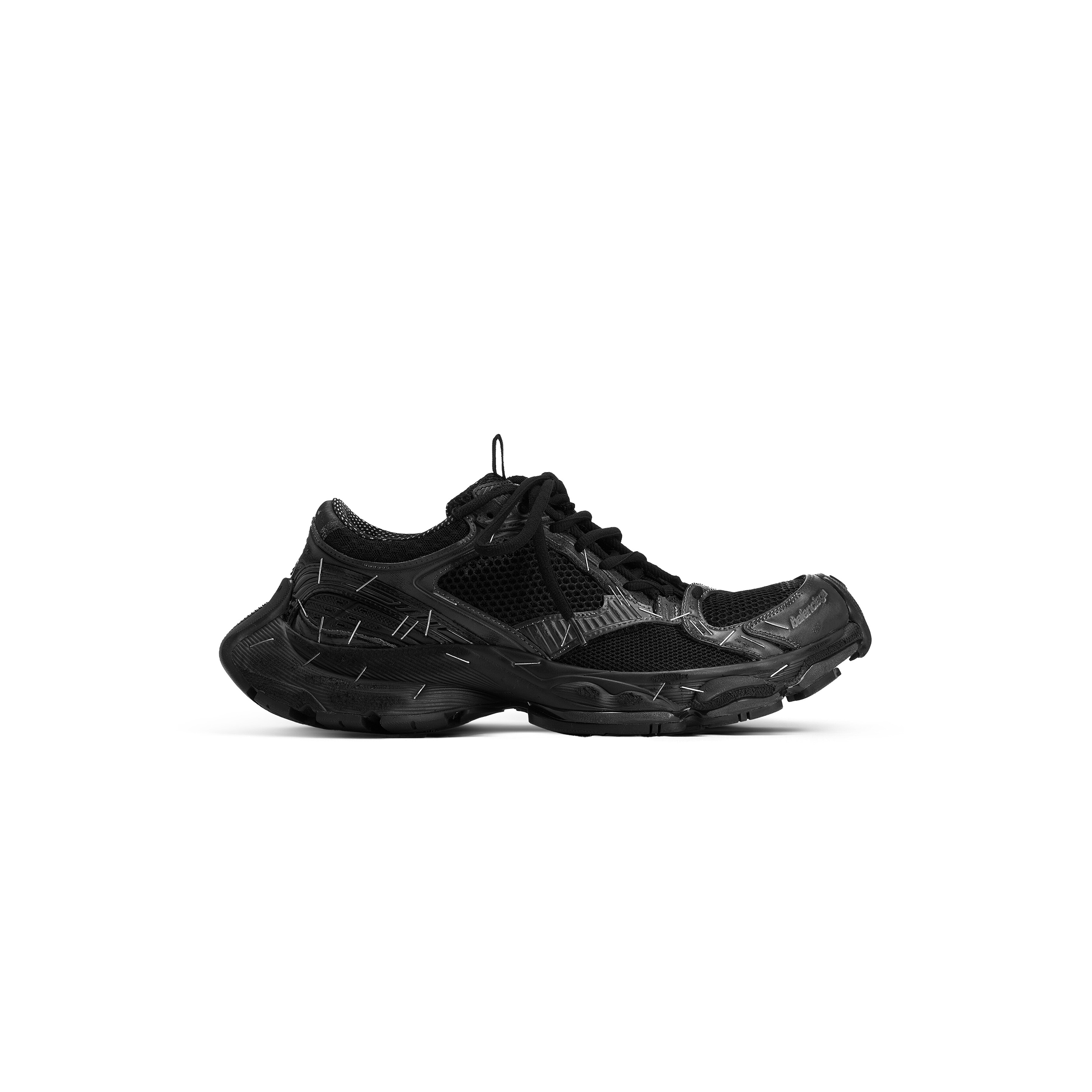 Ba*len*cia*ga men''s stapler sneaker in black 803681w3st41000